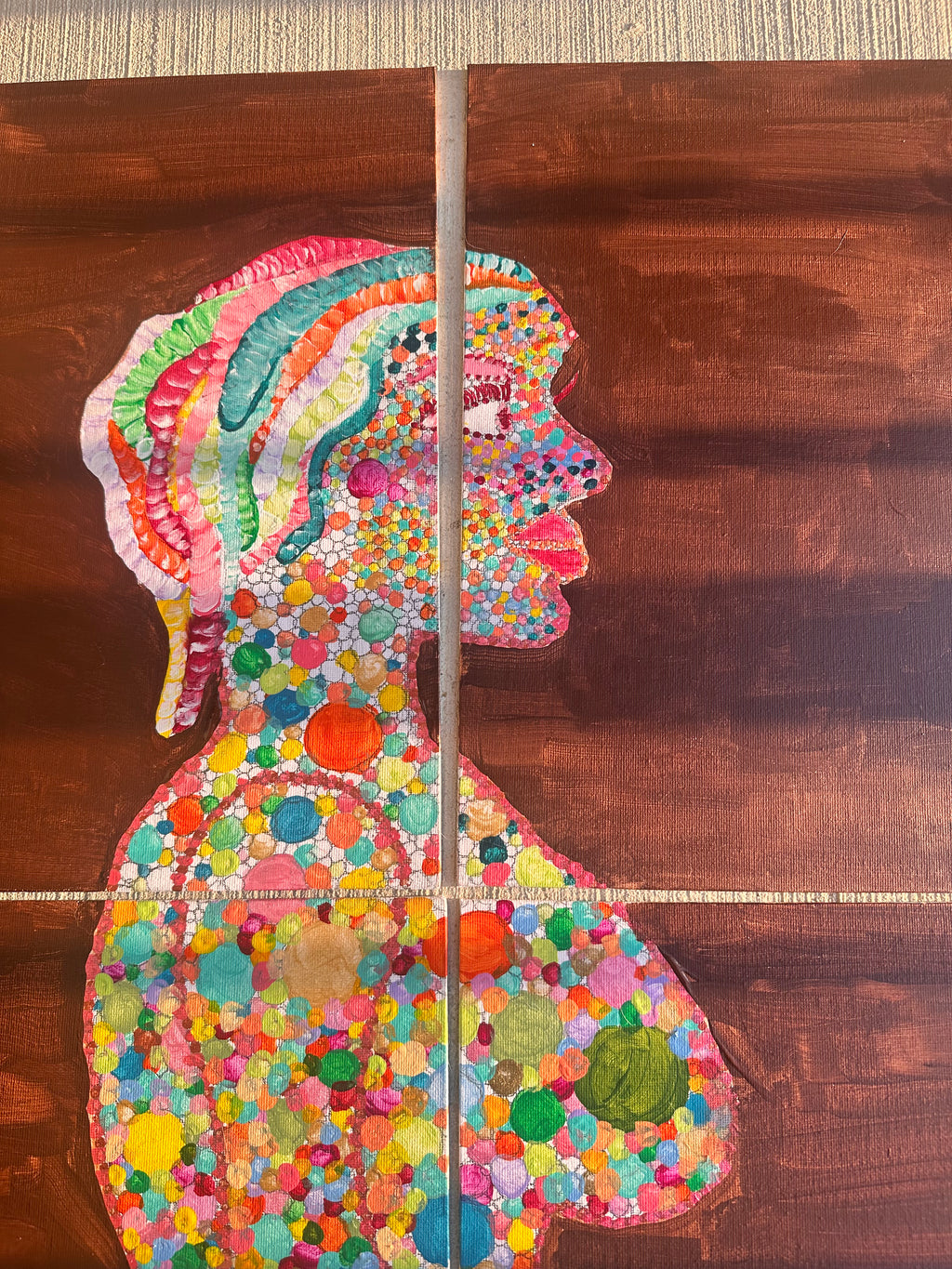 Becoming, Still | Original Mixed Media Painting | Neyah Chantel 2026
