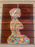 Becoming, Still | Original Mixed Media Painting | Neyah Chantel 2026