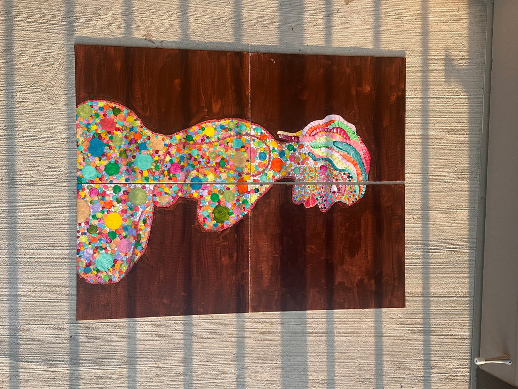 Becoming, Still | Original Mixed Media Painting | Neyah Chantel 2026