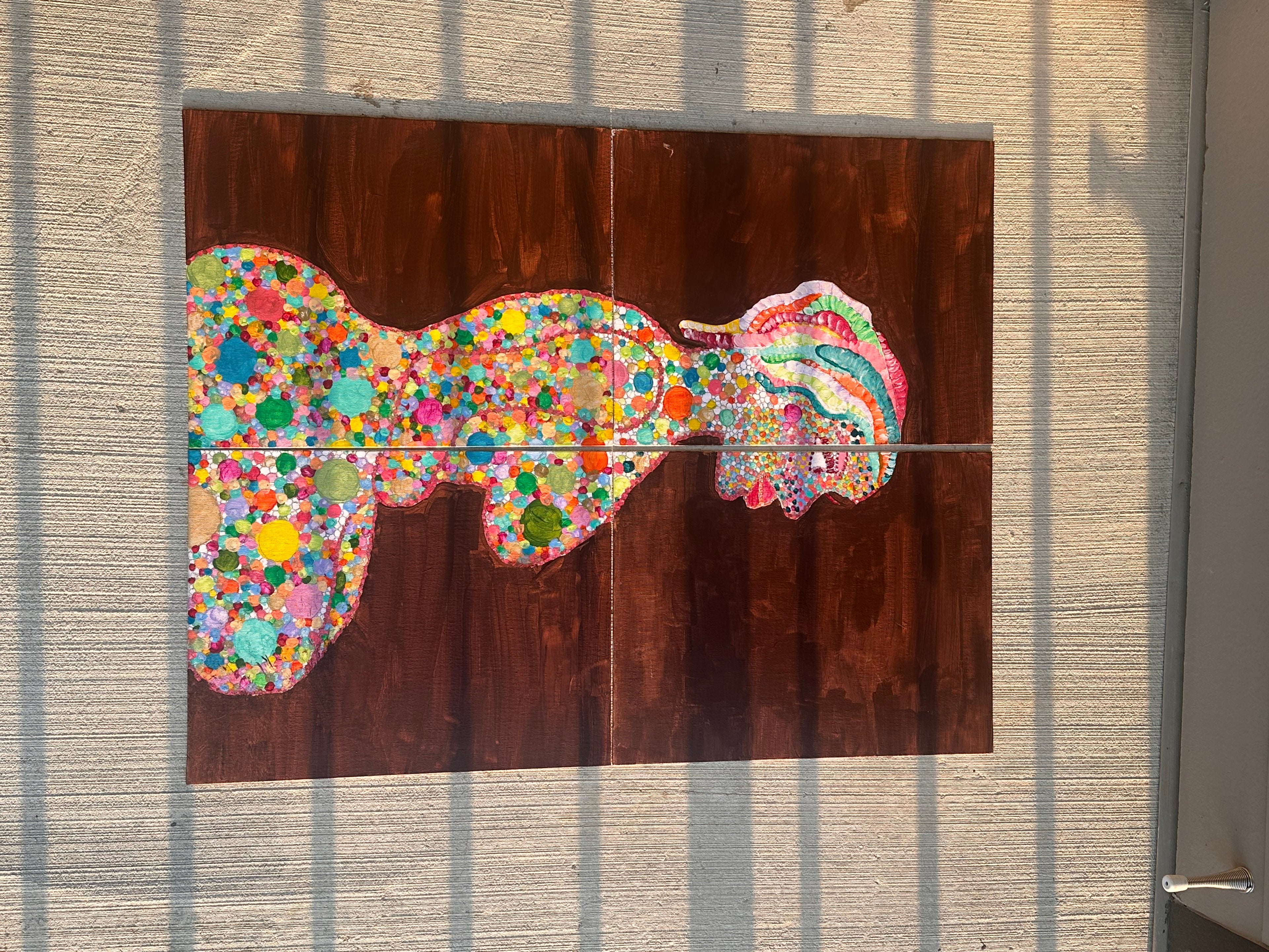 Becoming, Still | Original Mixed Media Painting | Neyah Chantel 2026
