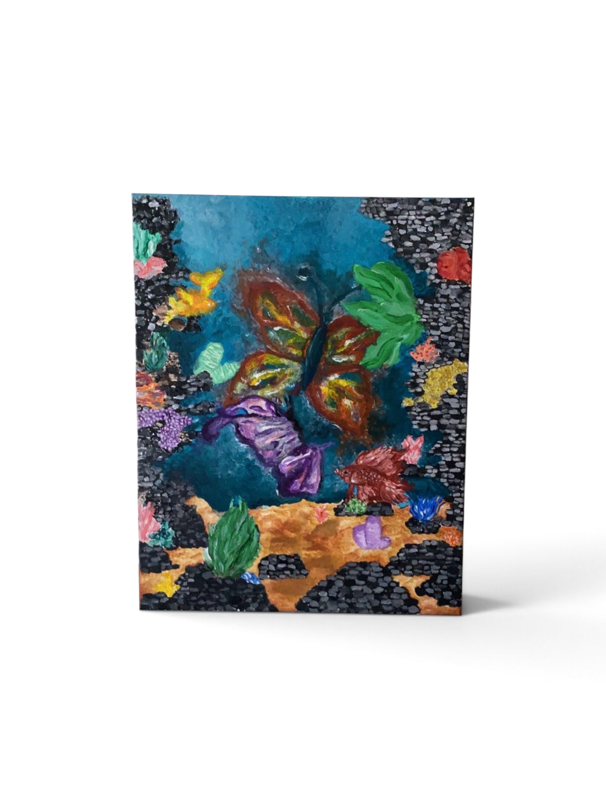 Butterflies in the ocean - Neyah Chantel 2022 - 16x20in